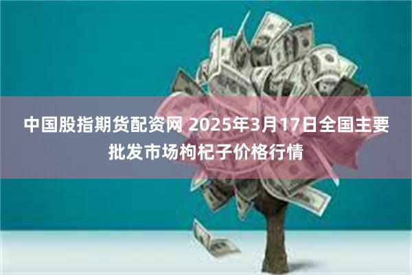 中国股指期货配资网 2025年3月17日全国主要批发市场枸杞子价格行情