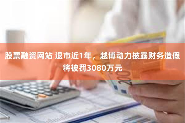股票融资网站 退市近1年，越博动力披露财务造假将被罚3080万元
