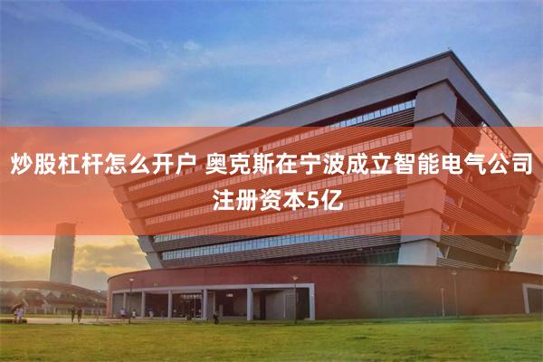 炒股杠杆怎么开户 奥克斯在宁波成立智能电气公司  注册资本5亿